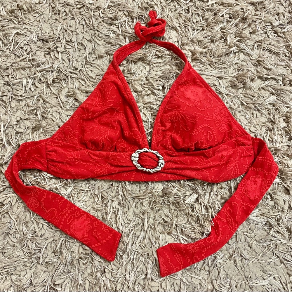 Red Vintage Bather top